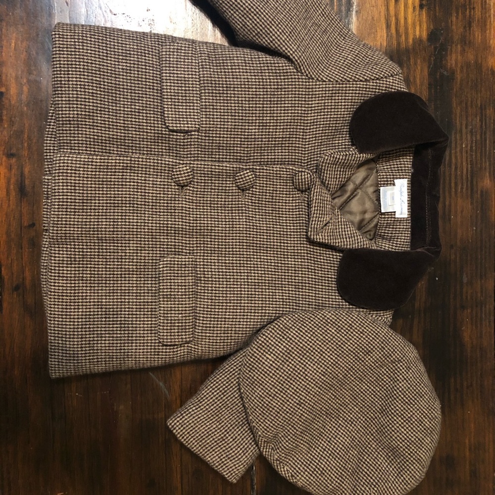 Ralph Lauren 6 mo boy button up jacket and baby
